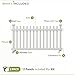 22in H x 44in W (2 Panels) Freestanding Zippity Portable Puppy Fence Kit, Dog Puppy Playpen, Pet Border Outdoor for Yard, Vinyl Picket Outdoor Animal Fences, Pup Play Pen Indoors, ZP19055