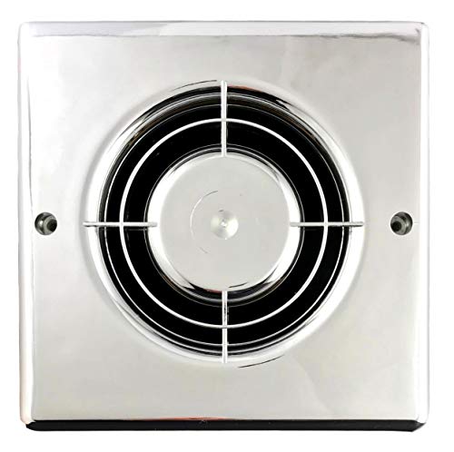 Manrose FC100C Chrome Plastic Fan Cover Range XF100T, XF100S, XF100P