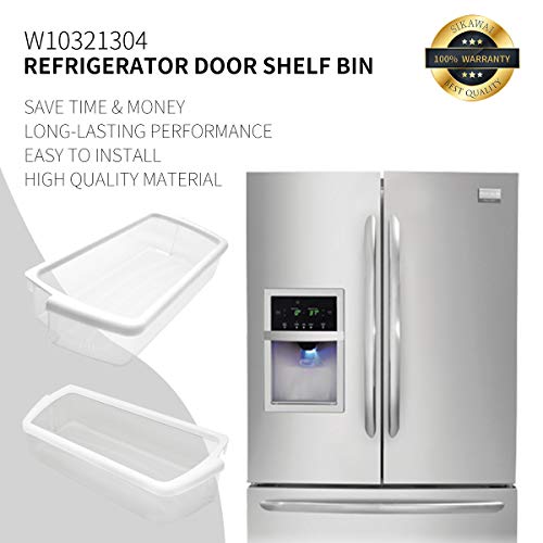 Sikawai W10321304 Refrigerator Door Shelf Bin Replacement WPW10321304 for Whirlpool Kenmore Replaces 1796791,AP6019471,PS11752778,EAP11752778 - Thumbnail 3
