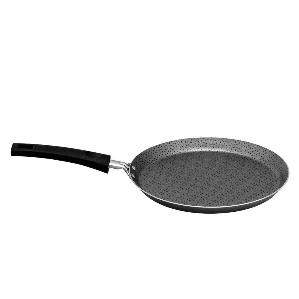 Crepeira Antiaderente de Aço Inoxidável, 22cm, 7 Camadas, Lavável na Lava-Louças