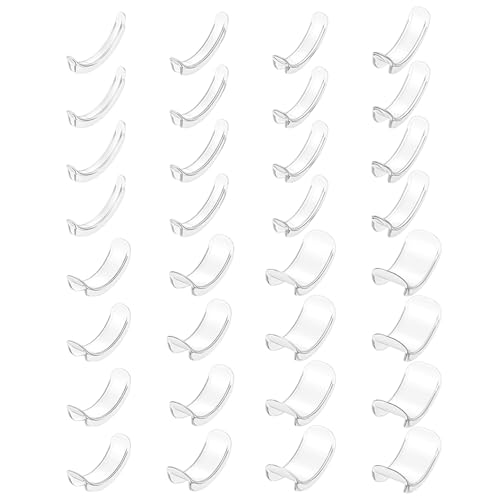 HDGSAFD Ajustador De Anillo De 32 Piezas, Almohadilla De Ajuste De Anillo Suave Invisible, Cómoda Y No Fácil De Caer, Tensor De Tamaño De Joyería Manual.