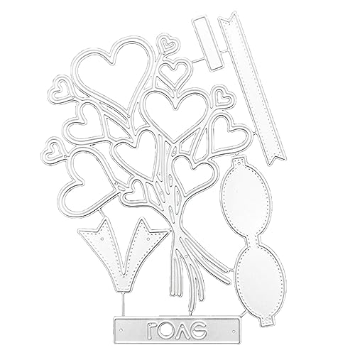 Laikoutd Heart Bowknot Metal Cutting Dies for Scrapbooking Laikoutd Heart Bowknot Metal Cutting Dies for Scrapbooking
