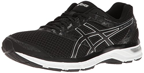 ASICS Men's Gel-Excite 4 Running Shoe, Black/Onyx/Silver, 10 M US
