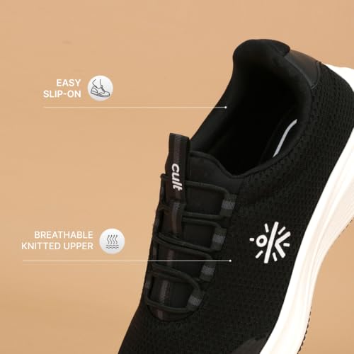 Image of CULT Glide Walk Women's Walking Shoes | Breathable & Stretchable Upper | Cushioned Comfort | Enhanced Stability | Everyday Wear
