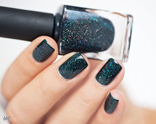 Image of ILNP Mountain View - Forest Green Holographic Nail Polish