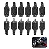 Haute Performance et Fiabilité: Profitez d'une transmission de signal sans interférence grâce à ces connecteurs de haute qualité. Leur conception assure une capacité de charge élevée et des performances audio exceptionnelles, adaptées à une utilisation professionnelle et domestique.