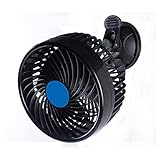 Viento potente y bajo ruido: 12V de bajo consumo de energía, bajo ruido pero fuerte viento, ayuda al aire acondicionado a enfriar el vehículo en verano rápidamente gracias a una buena circulación.