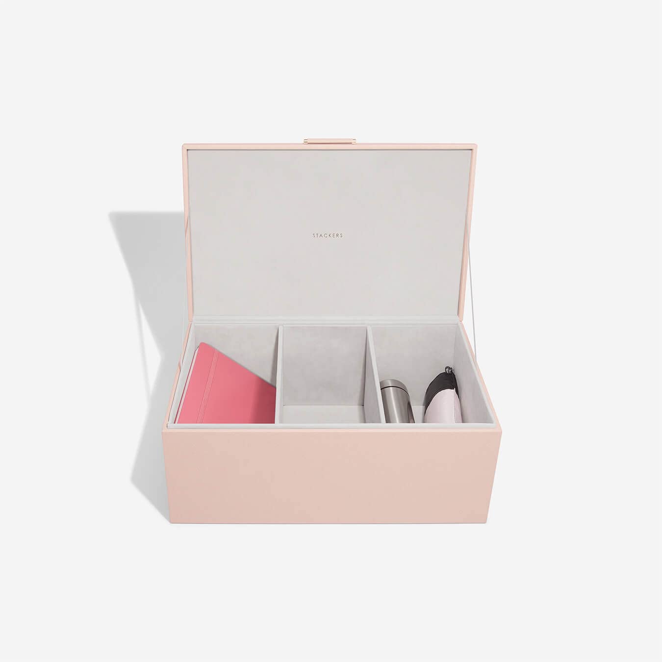Stackers Blush Pink & Gold Medium Storage Box