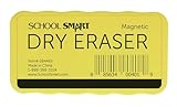 School Smart Magnetic Whiteboard Dry Eraser - 4 1/5 x 2 1/5 inches
