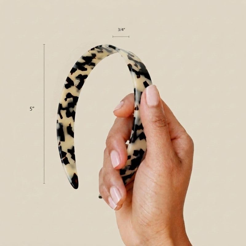 Amazon.com : Wide Headband for Women, France Luxe 3/4  display picture 2