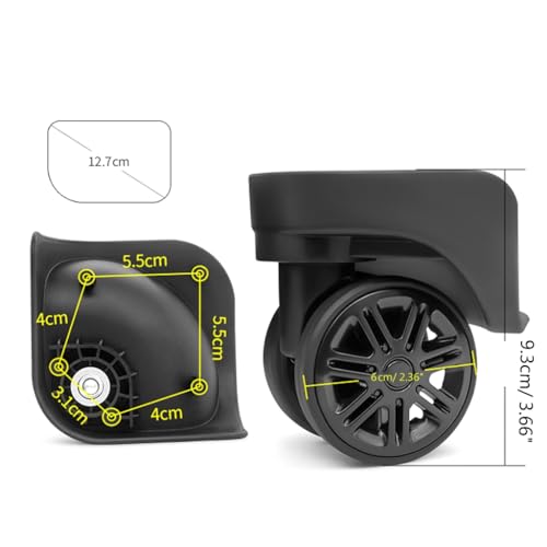 Suitcase Wheel Replacement kit Luggage Box Roller Bearing Hardware Repairing Kit2