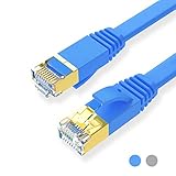 【DISEÑO PLANO】 La forma plana de nuestro Ethernet cable le ayuda a evitar enredados, también facilita la administración del cable cuando se coloca debajo alfombra en comparación con los redondo