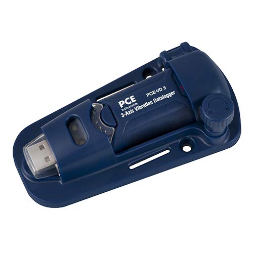 Preisvergleich Produktbild PCE Instruments PCE-VD 3 Vibrationsdatenlogger / Vibrationsmesser / Vibrationsmessgerät / Vibration / Datenlogger misst Beschleunigung in 3 Richtungen / Messbereich ±18 g / Frequenzbereich von 0 ... 60 Hz / inklusive magnetischer Wandhalter