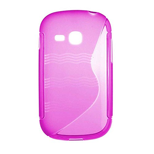 Coque Silicone Unie Compatible Givré Rose Samsung Galaxy Fame Galaxy Fame Lite