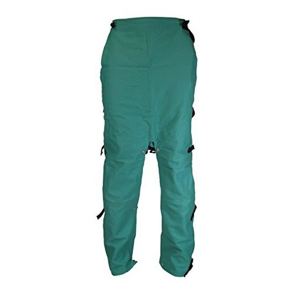 550-GW-42-SW Fire Retardant Split Leg Apron, 2X-4X, Hi/Vis Orange Green, 29x42