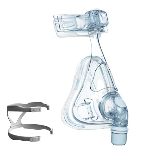 41Q4HZL+FcL. SL500 CPAP Mask, TMS Comfort Series Nasal CPAP MASK, CPAP Masks Full Set with Headstrap, Frame, Elbow and Cushion, Strong Sealing Performance