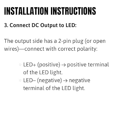 LED Driver 24-36W 230mA, AC 176/180-265V to DC 75-126V, Constant Current Power Supply Transformer for LED Panel Light, Ceiling Light, Downlight Replacement