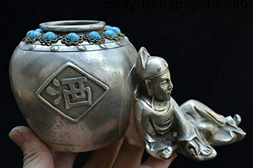 Prima di usare la tazza d'argento, versare 1/3 dell'acqua calda non superiore a 60 ° C, lavare la tazza e preriscaldarla, scuoterla delicatamente e versarla.