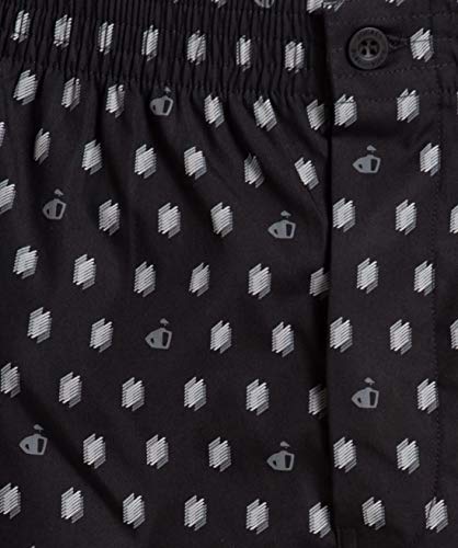 Image of Jockey Men's Regular Fit Cotton Shorts (9005 Black Print11 L)