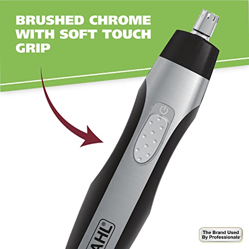 Wahl Lighted Battery Nose Hair Trimmer For Men & Women. Painless, Easy To See Nose, Ear, And Eyebrow Trimming With Built In Light, Battery Included. – Model 3023283 #TOP7