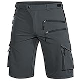 4ucycling herren outdoor fahrradjacke 【VERSTELLBARE TAILLE MIT KLETTVERSCHLUSS】Die Taillenlänge der Wespornow Baggy MTB-Shorts kann eingestellt und angepasst werden, um Ihren Komfort zu erhöhen, egal ob Sie auf der Straße, auf Stein oder im Matsch unterwegs sind.