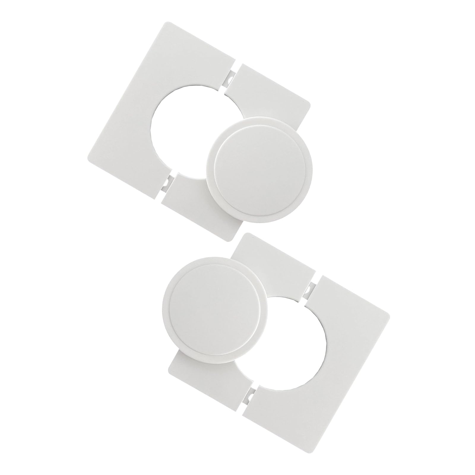Msioytog White 100X100mm Air Conditioning Pipe Wall Hole Concealer Easy Installation Home Decoration Air Conditioning Cover Replacement Pipe Wall Hole Cover