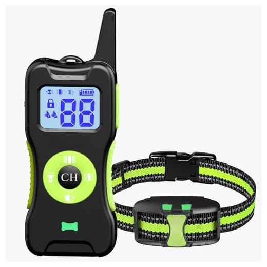 Collar de Adiestramiento para Perros, IP67 Collar Recargable a Prueba de Agua para Perros Pequeños Medianos Grandes, 3 Modos de Entrenamiento y Rango Remoto de 500 Metros