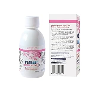 Emoform Colluttorio Clorexidina 0,20 Sollievo Azione Lenitiva e Disarrossante Antimacchia Antiplacca 200ml Mouthwash Colluttorio Gengive Infiammate Denti Sensibili Menta Senza Alcool Glutine Parabeni