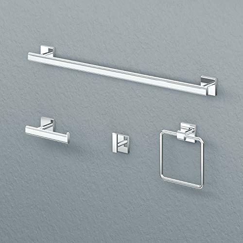 Image of Gatco 4052 Elevate Towel Ring, Chrome, 6.13 inch Wide