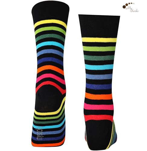 Image of Mysocks Men and Women Crew Socks Extra Fine Combed Cotton Seamless Toe