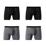 THSISSUE Men's Ice Silk Underwear Breathable Soft Ultra-Thin Mesh Boxer Briefs (Model 4, XX-Large)