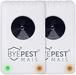 Kit 2 Repelente Eletrônico Ratos Pombos E Morcegos Byepest Mais