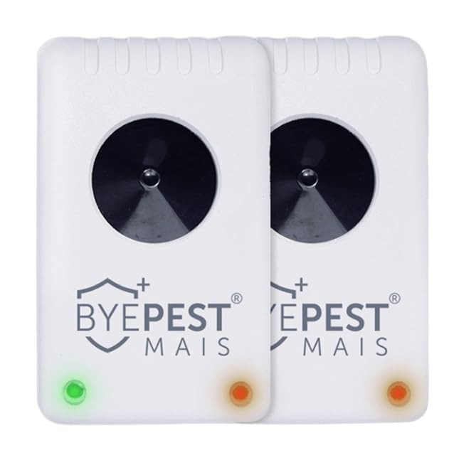 Kit 2 Repelente Eletrônico Ratos Pombos E Morcegos Byepest Mais