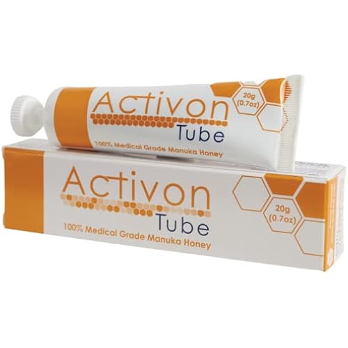 Activon Medical Grade 100% Manuka Honey Gel Tube Natural Healing of Wounds 20g Pack of 1