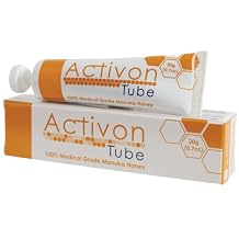Activon Medical Grade 100% Manuka Honey Gel Tube Natural Healing of Wounds 20g Pack of 1