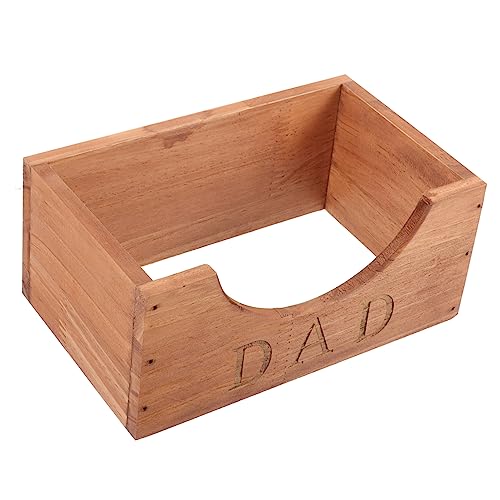 OFFSCH Rustic Wooden Hat Holder Storage Box Stylish Display Organizer for Caps Craftsmanship for Home Office Event Decoration Versatile Wooden Storage