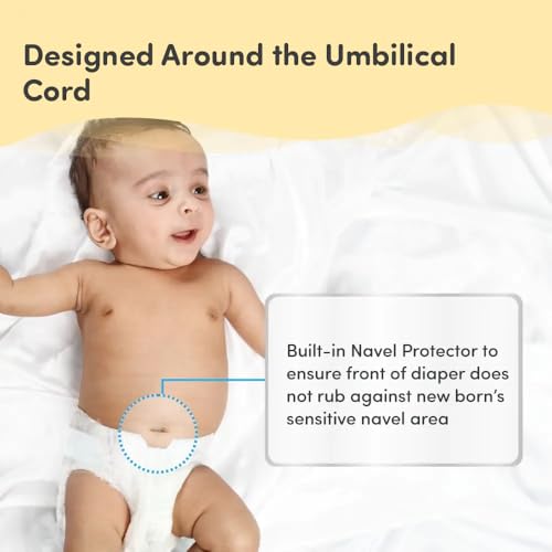 Image of Mylo Baby Tape Diaper Newborn (NB) Size Upto 5 kg Babies (26 Count) Leak Proof | Lightweight | Rash Free | Upto 12 Hours Protection | ADL Technology | with Zinc Oxide Layer