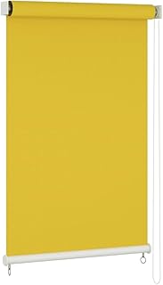 Estor enrollable para exteriores, 140 x 230 cm, color amarillo