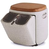 ドクターエア 3D フットマッサージャー スツール ふくらはぎ 足首 足の甲 足裏全体 3つの自動モード 指圧 もみ玉 マッサージ エアバッグ ストーングレー MF-05 BR