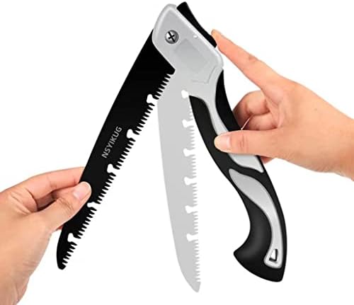 Folding saw Camping Saw,8.2 inch Blade Hand Saw,SK5 Steel,Hand Pruning Saws,suitable for camping,gardening,hunting,cutting wood,PVC