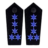  RescPol Schulterklappen 5 Sterne blau