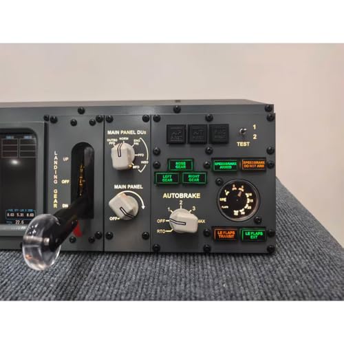 Image of Toyvanta B737 Desktop MIP Simulator Panel for MSFS2020 /2024, X-Plane - Compatible with PMDG737, Zibo737, High-Resolution Display, Realistic Feedback, and Full Lighting Control