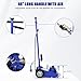 22 Ton Air Hydraulic Floor Jack, 44,000 LBS Capacity for Heavy Duty Trucks & Tractors, Low Profile 9 inch, with 4 Adapters, Dual Power (Air/Manual Hydraulic), 46