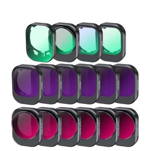 ݊܂DJI Mini 4 ProɑΉFK&F Concept h[tB^[Zbg - UVACPLANDANDPLAubN~Xg 1/4C`JY(16Pcs Set)