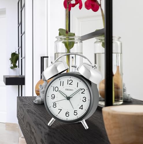 Seiko Retro Modern Dual-Bell Alarm Clock