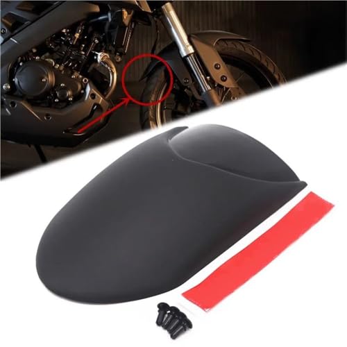 Extension ailes moto MT125 rallonge garde-boue avant robuste ABS - 2