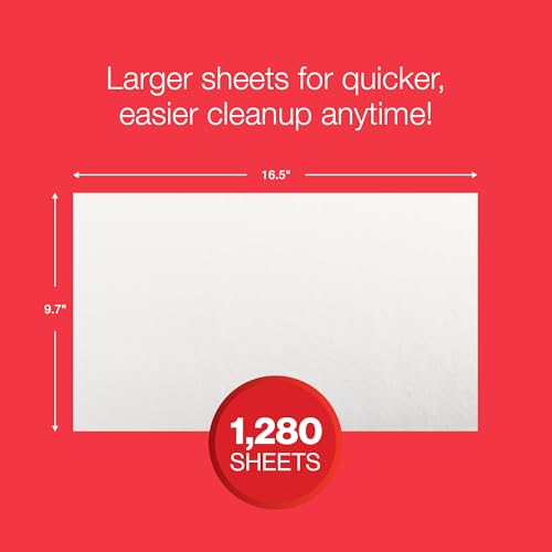 Image of EZbrnd Multi-Purpose Cleaning Cloths Towels, Pop Up Box, White Shop Towels, 160 Sheets x 8 boxes [X60]