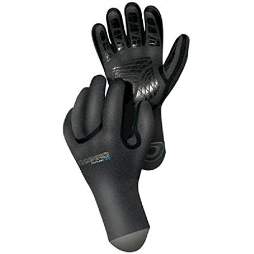 Guantes Camaro Seamless 3mm para neopreno sin costuras en color negro