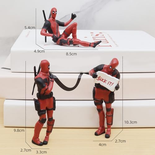 Image of Car Decor 3 Pcs Set Anime Figurine Action Figures PVC Car Dashboard Decoration Items Collectible Figurines for Car Decor Desk Accessories Gifting & Display Premium Model Objects