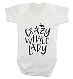 Hochwertiges Produkt. Crazy Whale Lady Baby-Strampler Gr. 68, weiß